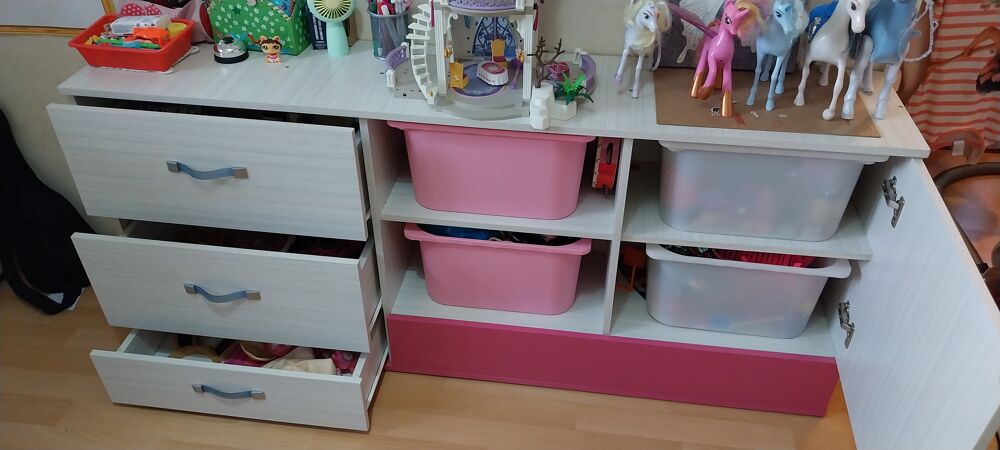 Lit enfant avec bureau et meuble Mobilier enfants