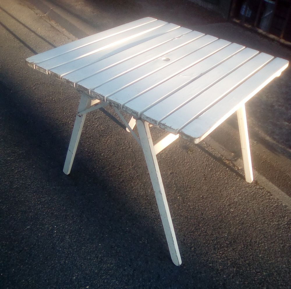 table pliable en bois 80 x 80 cm Meubles