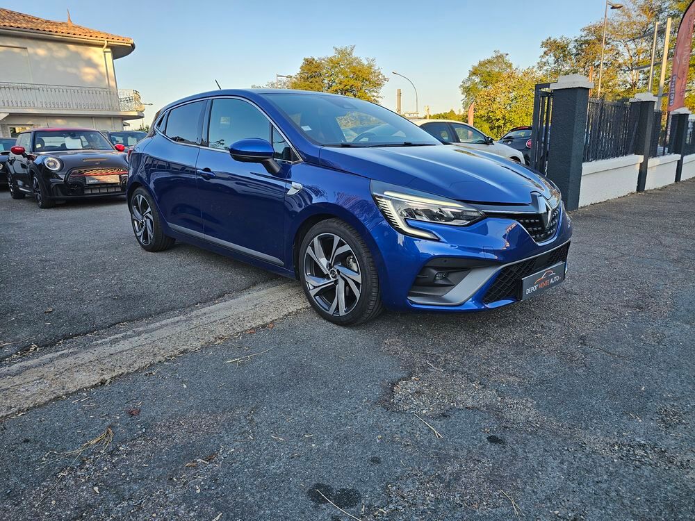 Clio V Clio E-Tech 140 RS Line 2021 occasion 33560 Carbon-Blanc