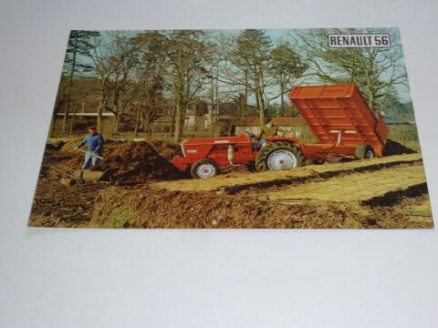 Prospectus dépliant tracteur RENAULT 56 et 456 1 Marcilly-le-Hayer (10)