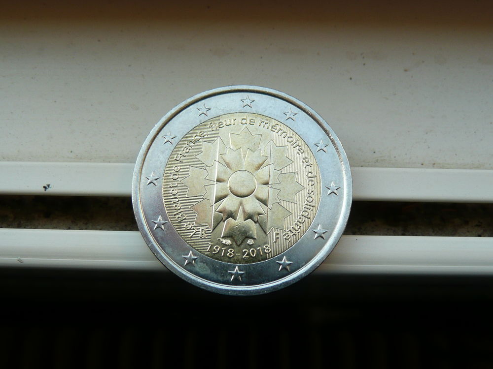 Pi&egrave;ce 2 euros Bleuet de France 1918-2018 