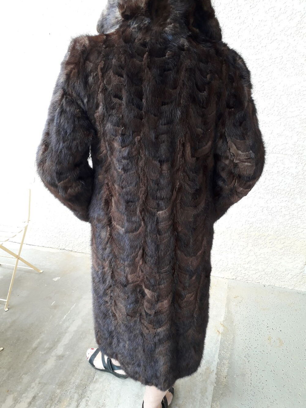 Manteau de vison .
Vtements