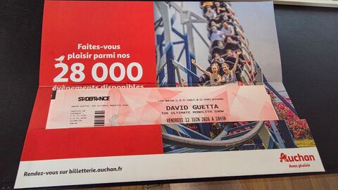 Places David GUETTA stade de France 12 juin 2026 75 Lyon 8 (69)