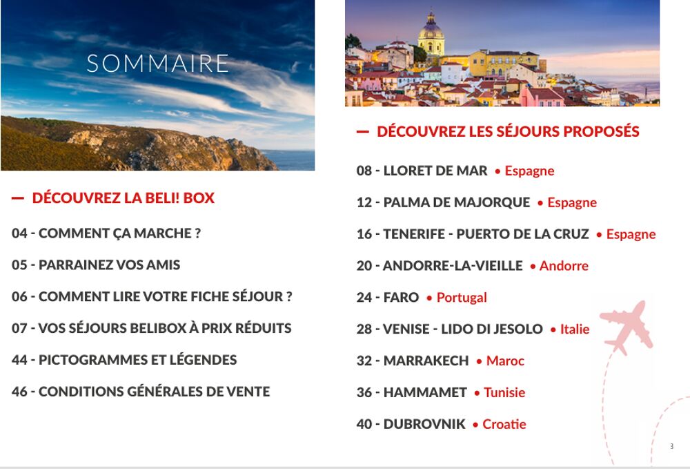 Box pour acc&egrave;s vacances au tiers du prix public Billetterie
