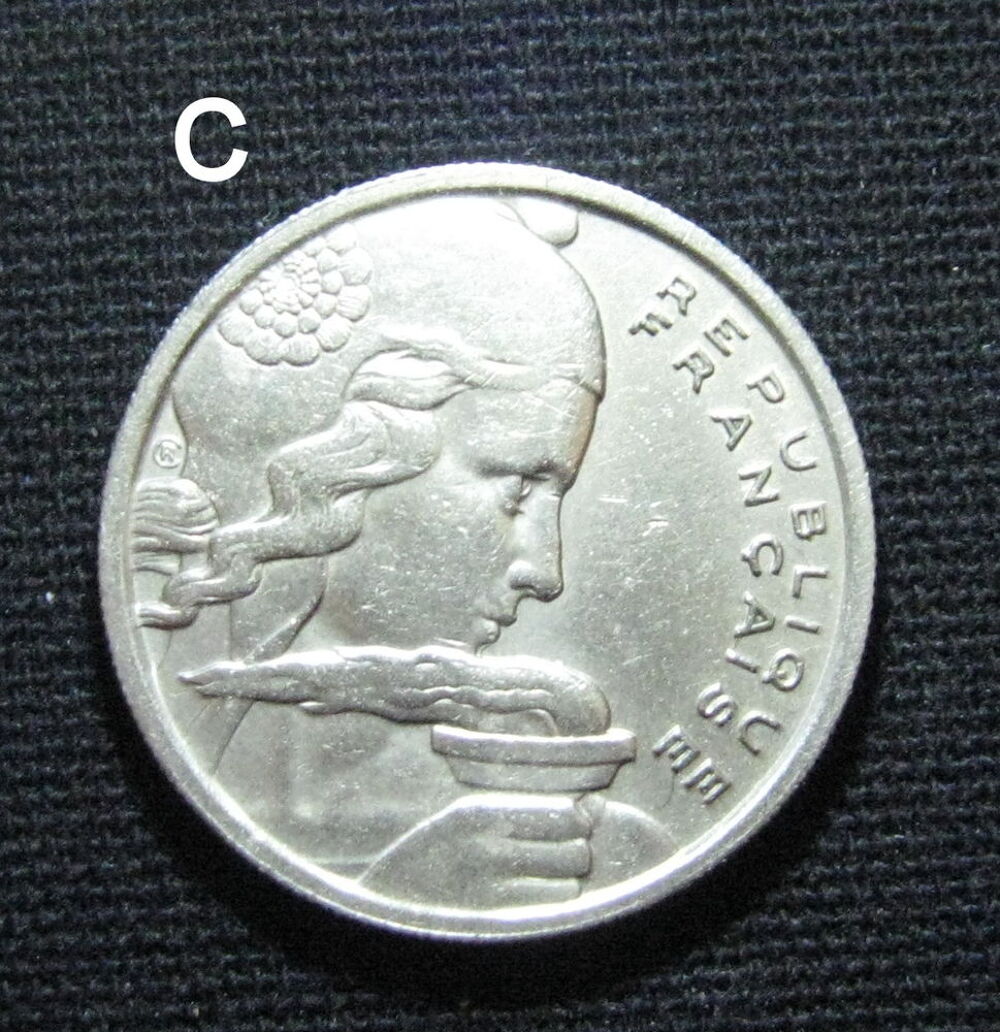 5 pieces de monnaie FRANCE. 