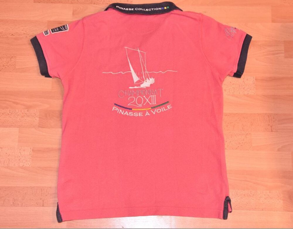 Polo rose. 12 ans. PINASSE Collection. Tr&egrave;s bon &eacute;tat. 
Vêtements enfants
