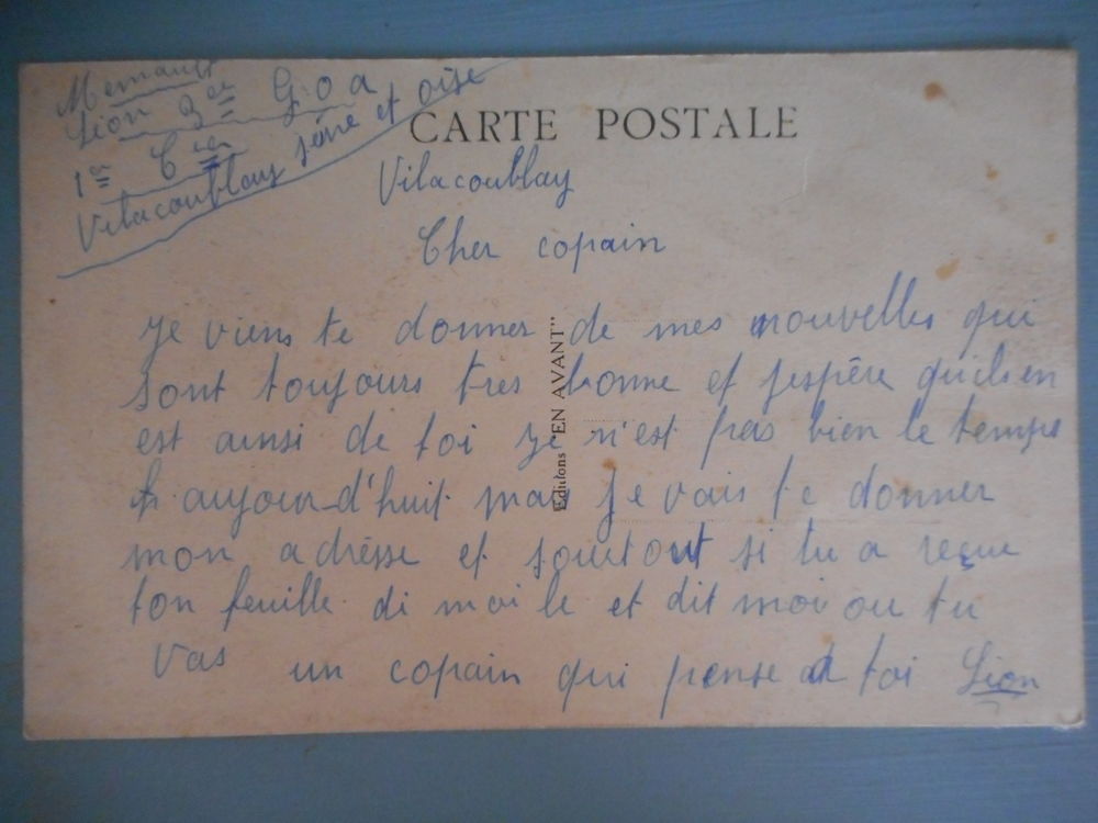 CPA Villacoublay-La sortie du camp 