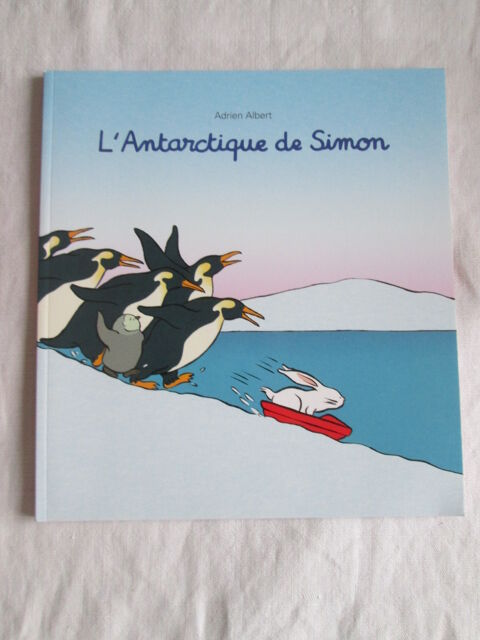 Livre illustr� enfant - L'antarctique de Simon par A.ALBERT 7 Chauriat (63)