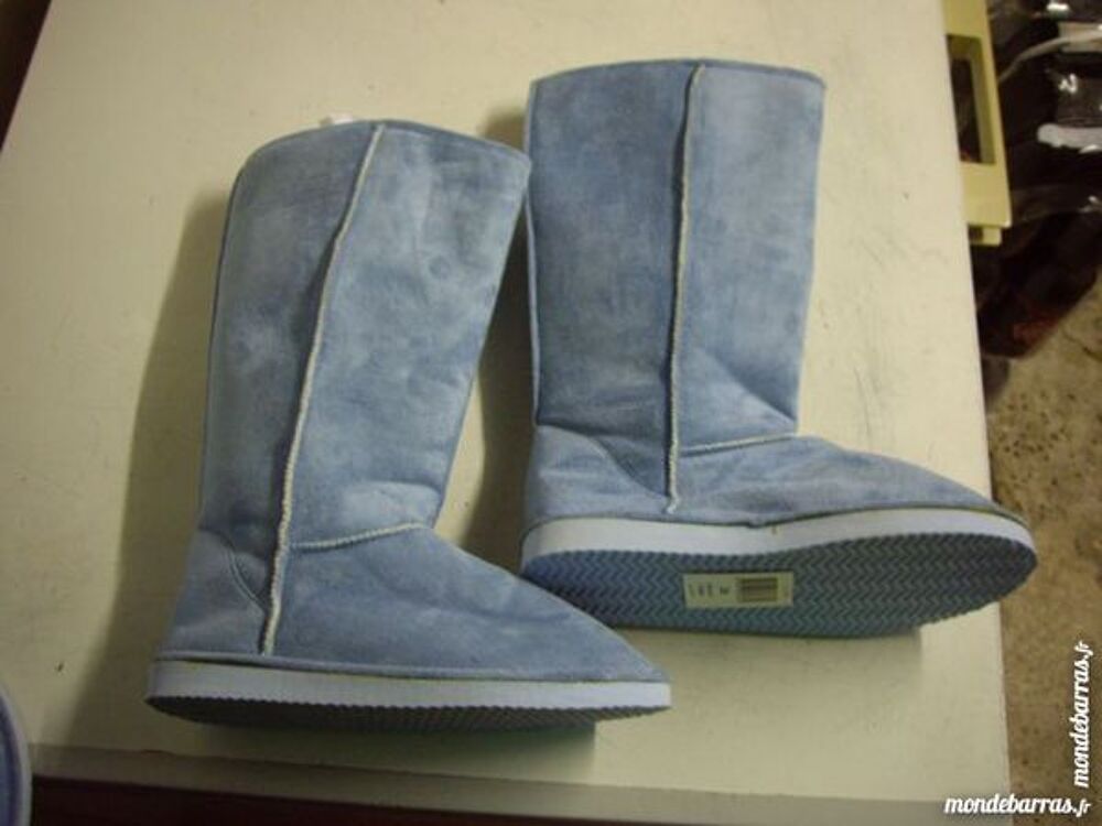 Bottes fourr&eacute;es Bleu Ciel pointure 38-neuves- &agrave; 7 Chaussures