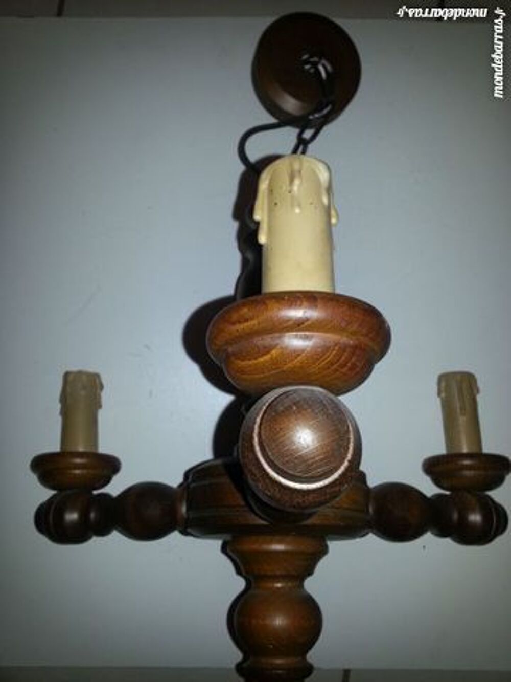 Lustre bois Décoration
