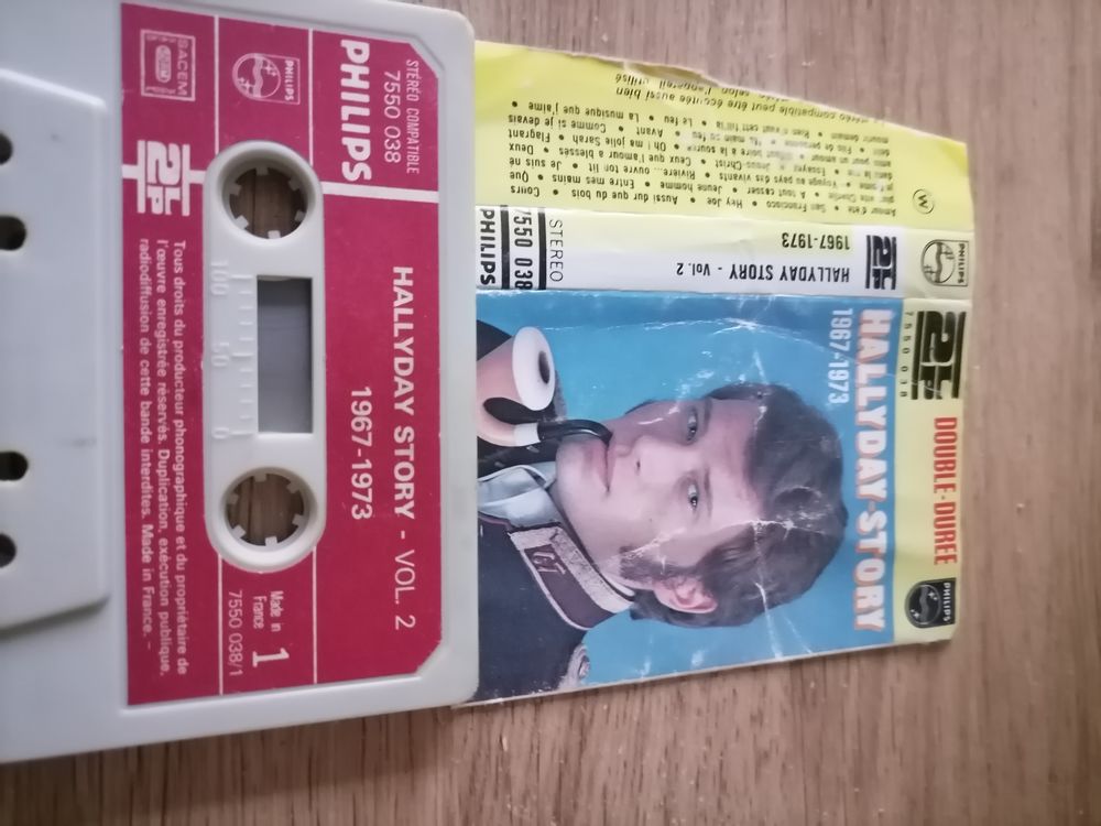 k7 CD et vinyles