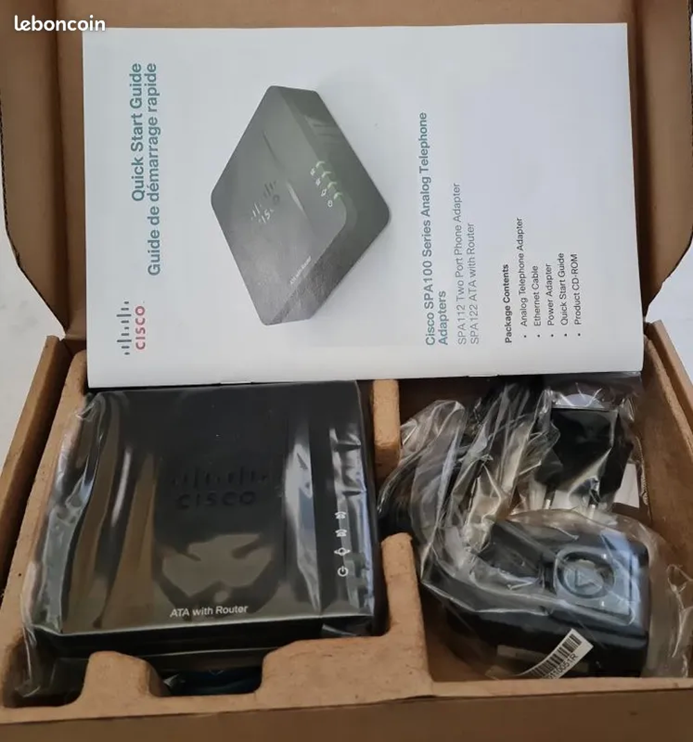 Cisco SPA122 Adaptateur IP pour t&eacute;l&eacute;phone analogique Matériel informatique