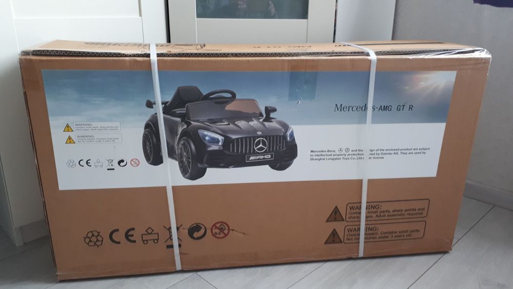 Voiture &eacute;lectrique enfant - Mercedes GTR AMG - 2x25W - noire Jeux / jouets