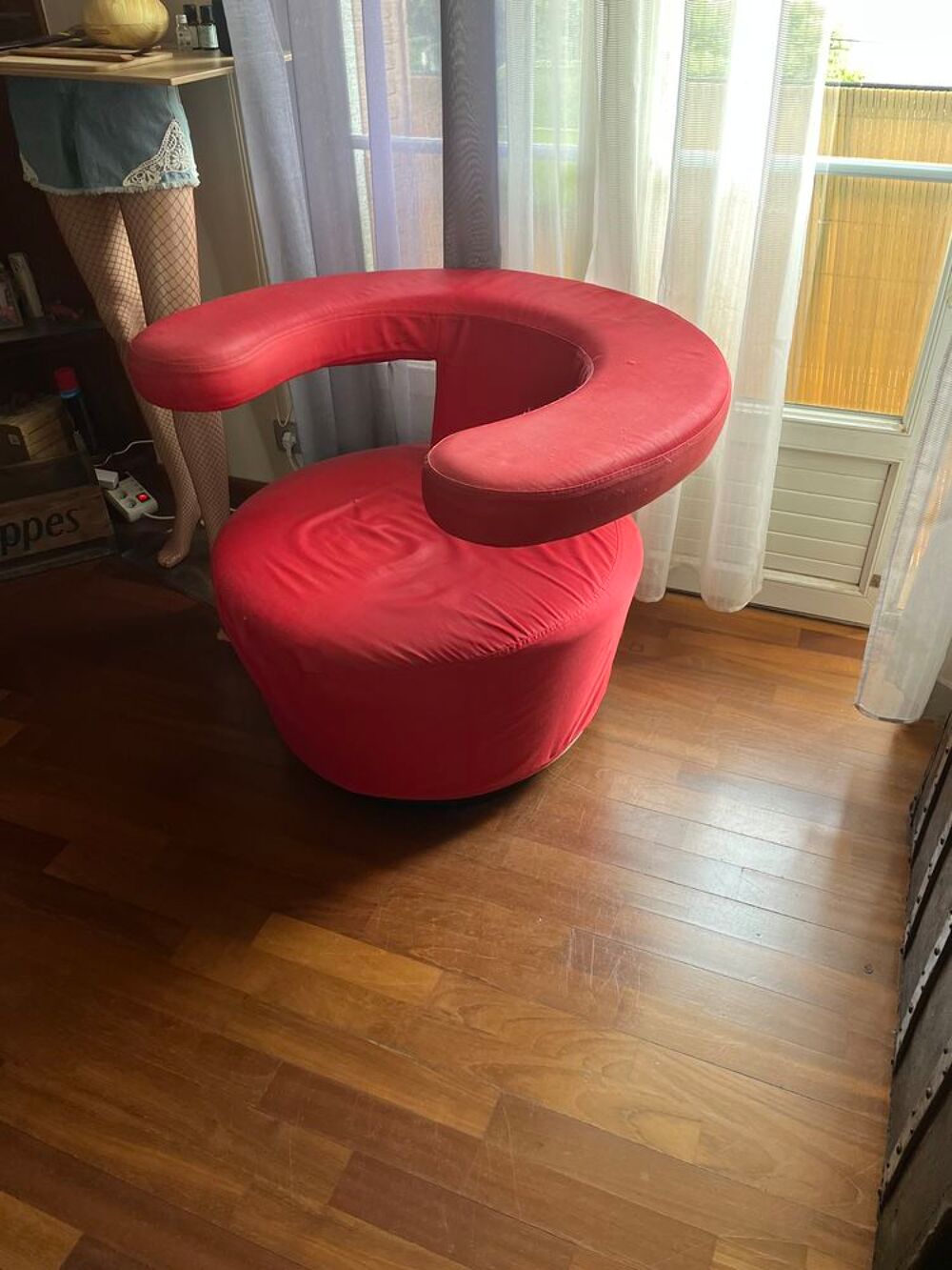 Fauteuil Bruel rouge Meubles