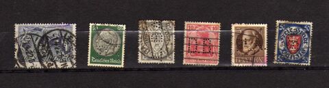 Allemagne Deutsches Reich Danzig et Bayern  
Timbres Perfor� 5 Pibrac (31)