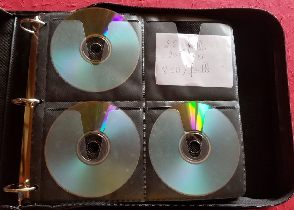 Etui de rangement pour CD/DVD CD et vinyles