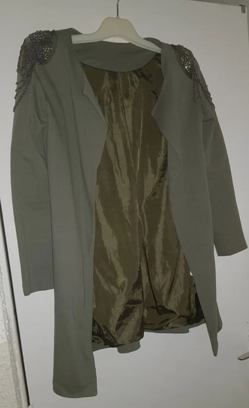 Blazer kaki Vêtements