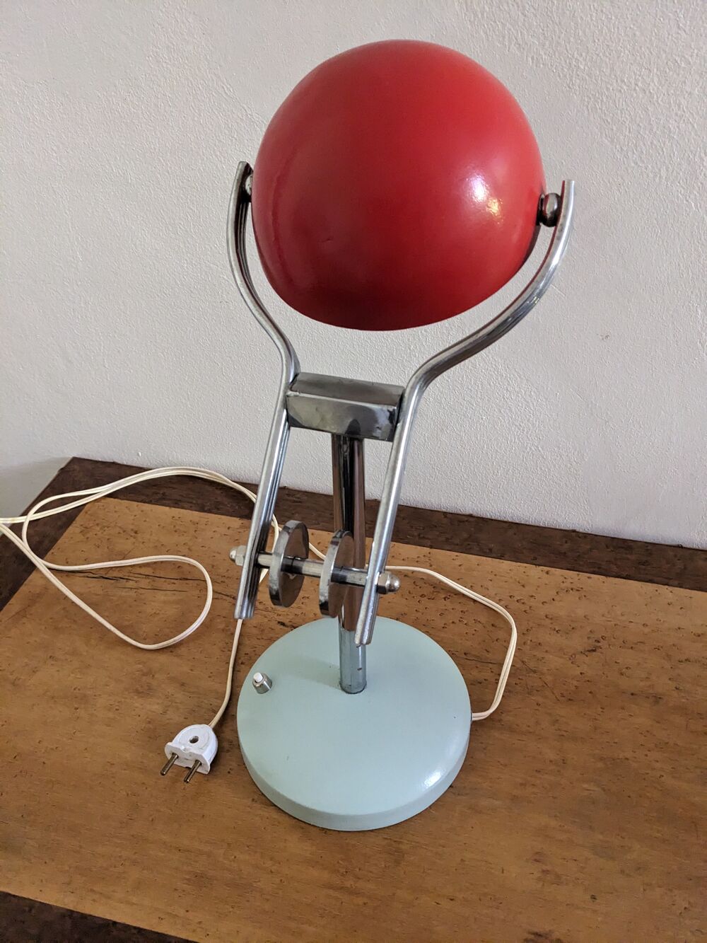 Lampe vintage 1950 Gino SARFATTI arte luce ..Lampe de table 