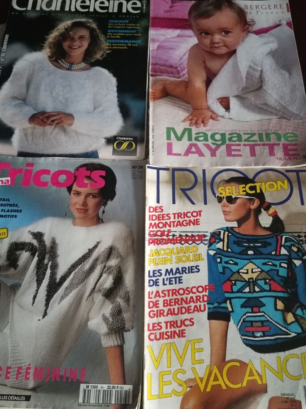 Livres tricot 
Une trentaine d exemplaires Livres et BD