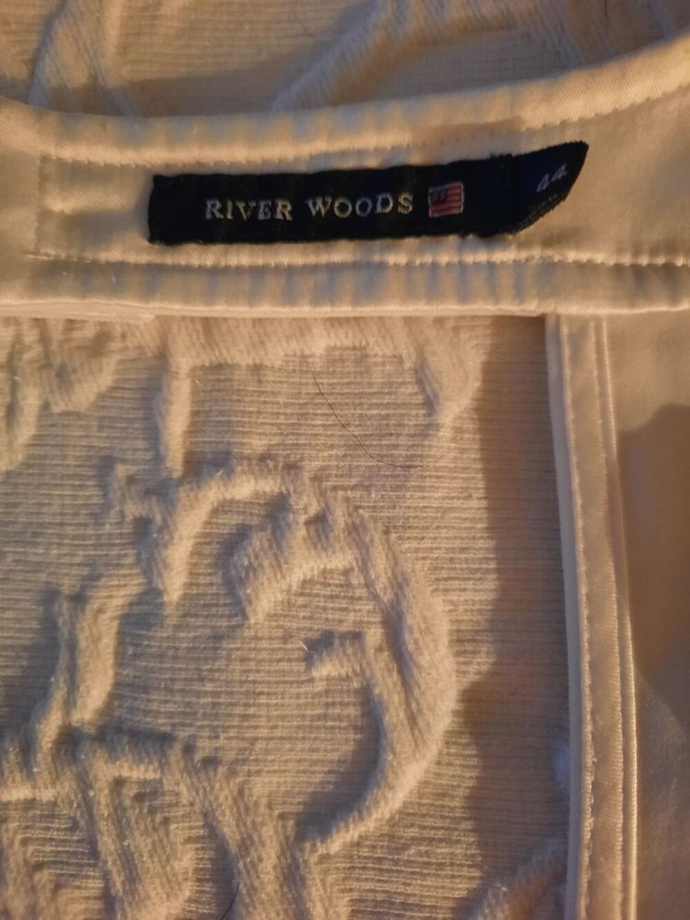 TOP RIVER WOODS BLANC POLYESTER DOUBLE-R&eacute;f.TOP-010 V�tements