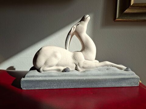Antilope Art D�co c�ramique crisp�e perl�e 37 Vichy (03)