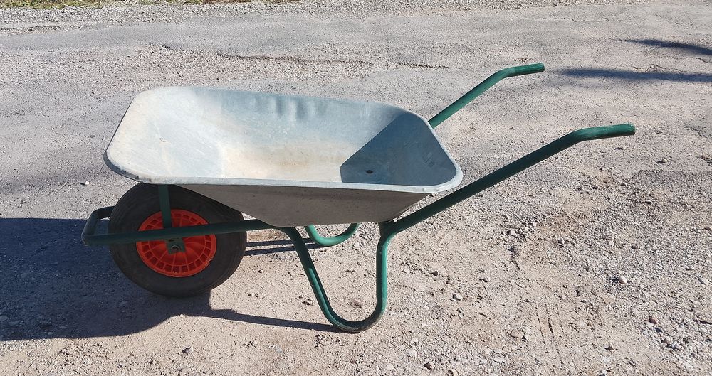 Brouette roue gonflable chantier Bricolage