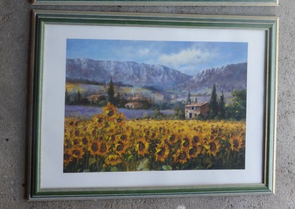 CADRE "'CHAMP&Ecirc;TRE TOURNESOL" et CADRE "CHAMP&Ecirc;TRE LAVANDE" Décoration