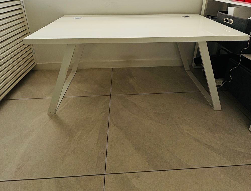 bureau blanc moderne Meubles