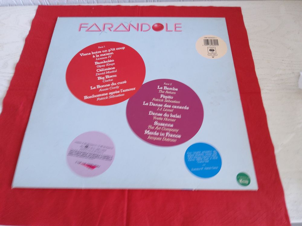 33 tours P. SEBASTIEN "FARANDOLE" CD et vinyles