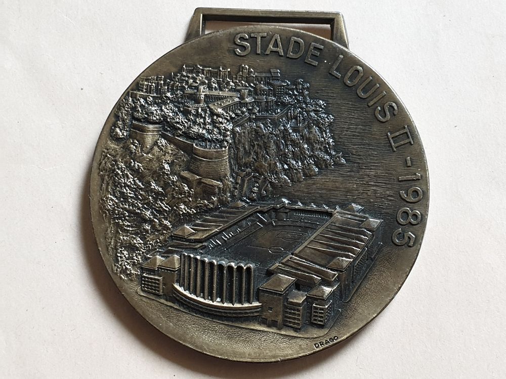 M&eacute;daille bronze stade de natation Louis II Monaco 1985 