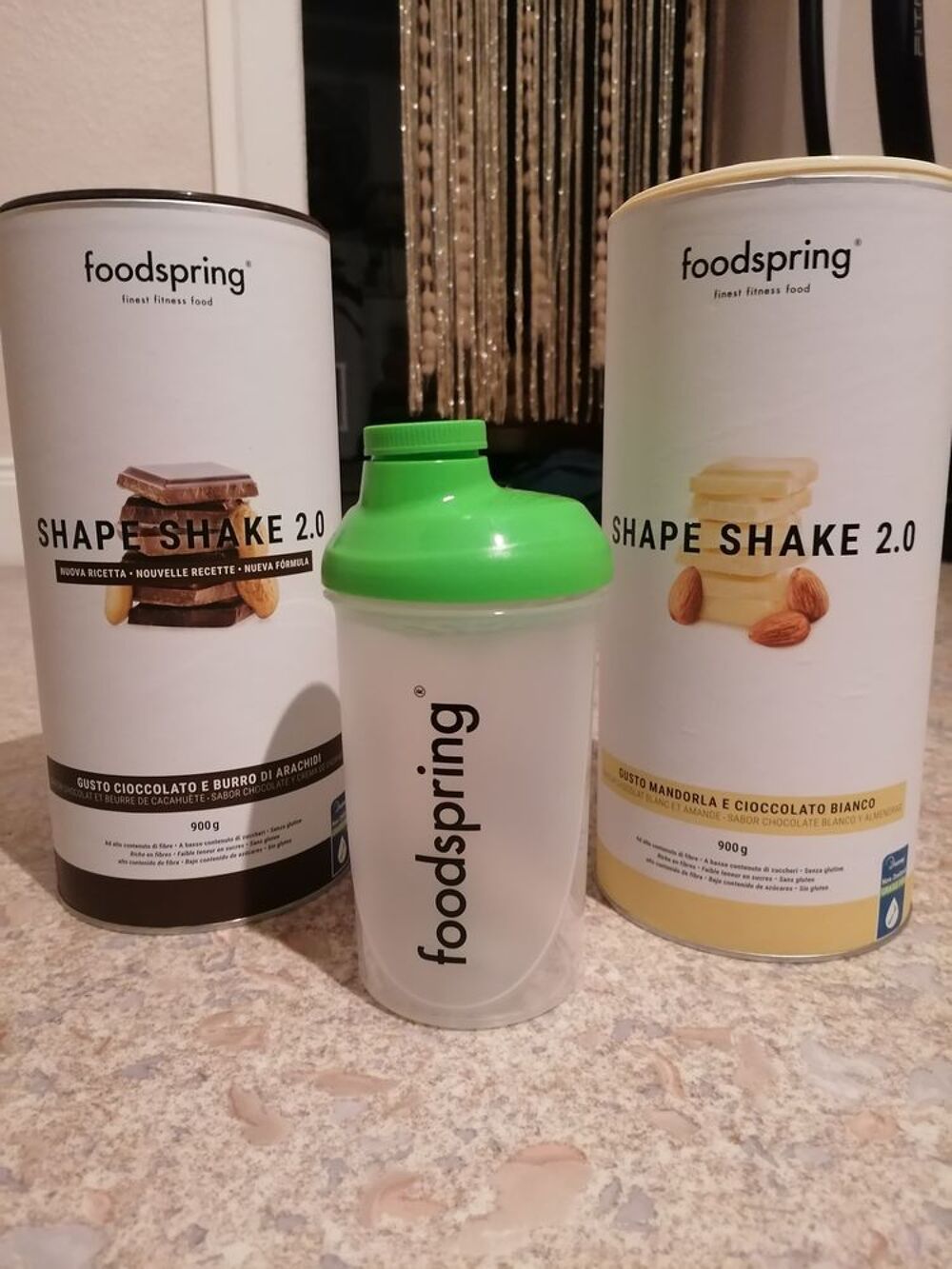 Lot de 2 substitut de repas, Shape shake 2.0 et le shaker Sports