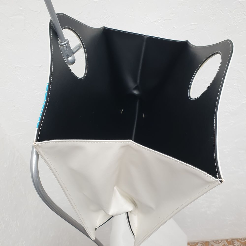 Sac Blanc D&eacute;cor fleurs et papillons Vintage Maroquinerie