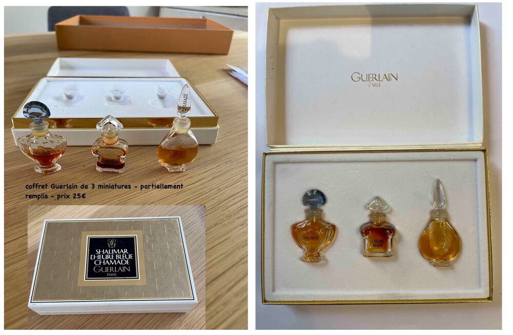 Coffret de miniatures de parfums Guerlain 