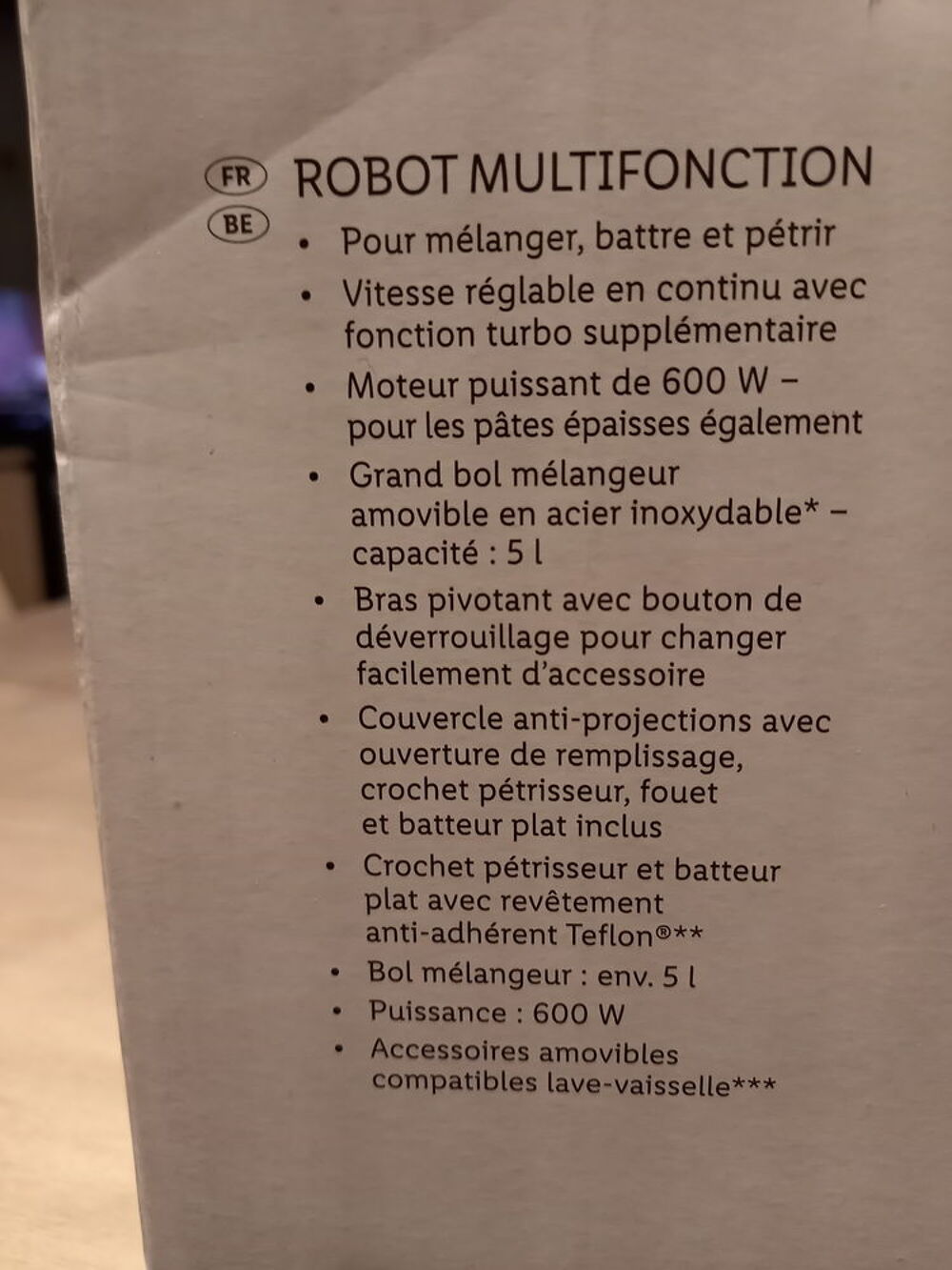 robot multifonction Electroménager