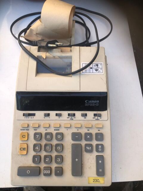 Lot calculatrice et machine à écrire canon 20 Passavant-la-Rochère (70)