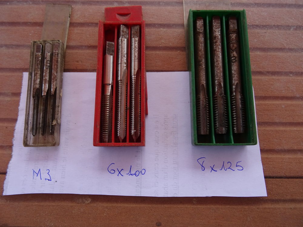 FILI&Egrave;RES et TARAUDS Bricolage