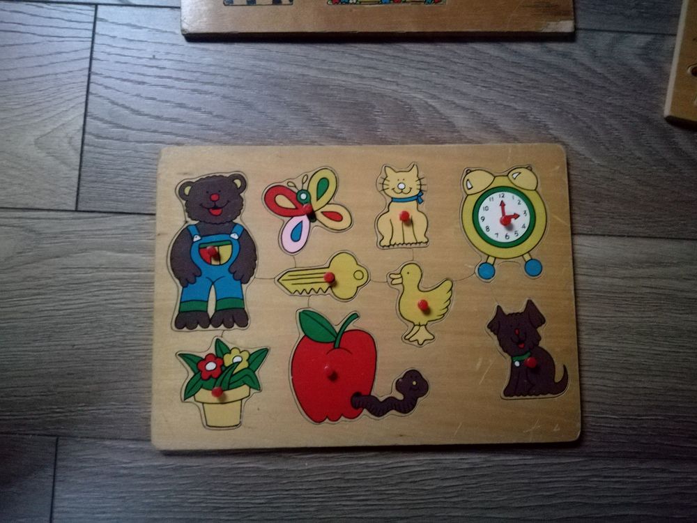 Puzzle &agrave; Encastrements, B&eacute;b&eacute;s Animaux Jeux / jouets