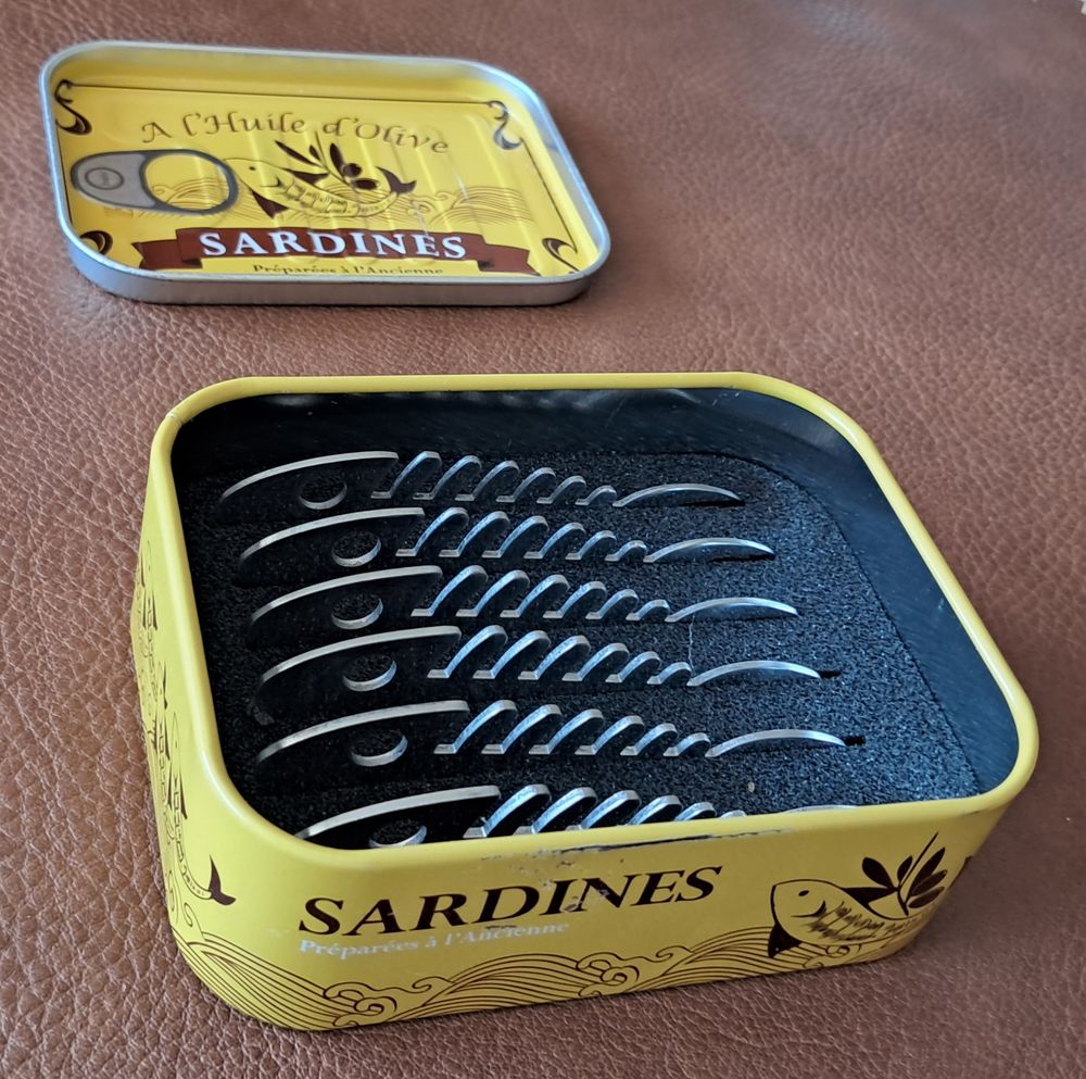 Set de 6 pics ap&eacute;ritif sardines en forme d'ar&ecirc;te de poisson Cuisine
