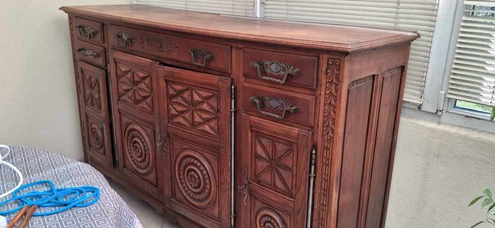 BUFFET BAS CHENE MASSIF Meubles