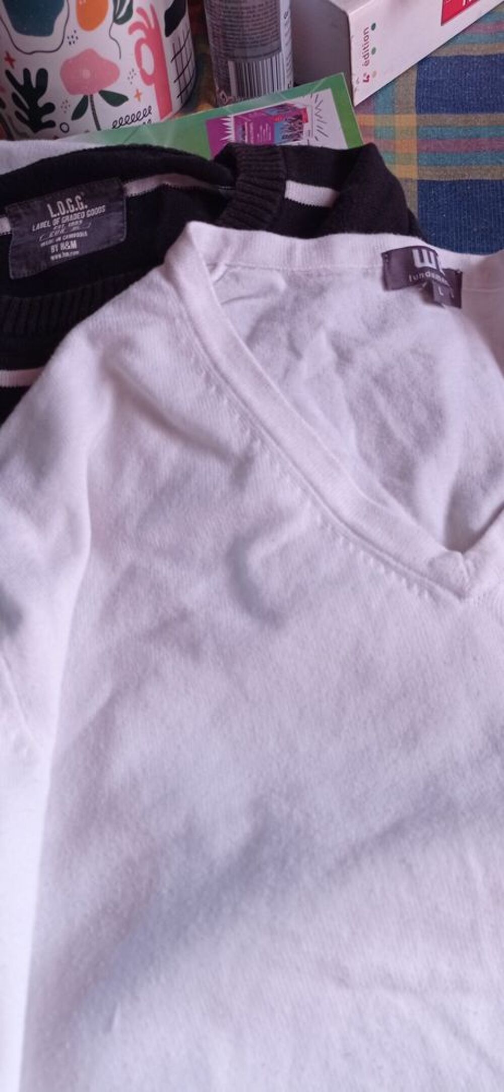 lot de 3 pulls pour homme Vêtements