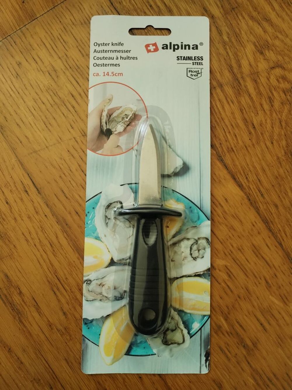 Couteau &agrave; huitres (PRODUIT NEUF SOUS EMBALLAGE)
Cuisine