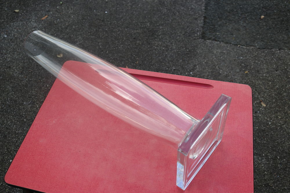 vase haut en verre Décoration
