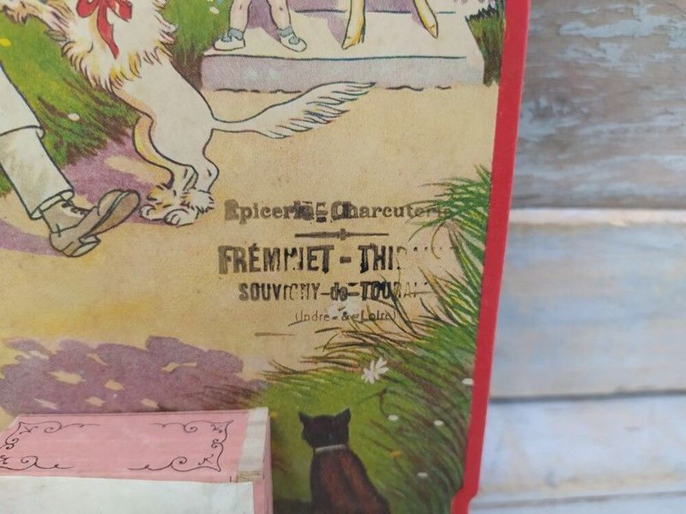 Calendrier Publicitaire &Eacute;ph&eacute;m&eacute;ride Boulanger Chiens 1937 