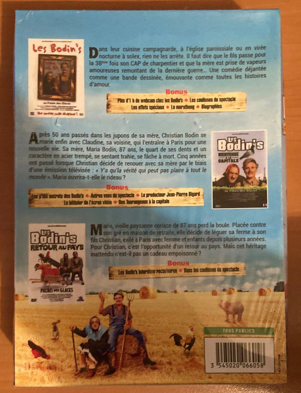 DVD Les Bodin's Coffret spectacles DVD et blu-ray