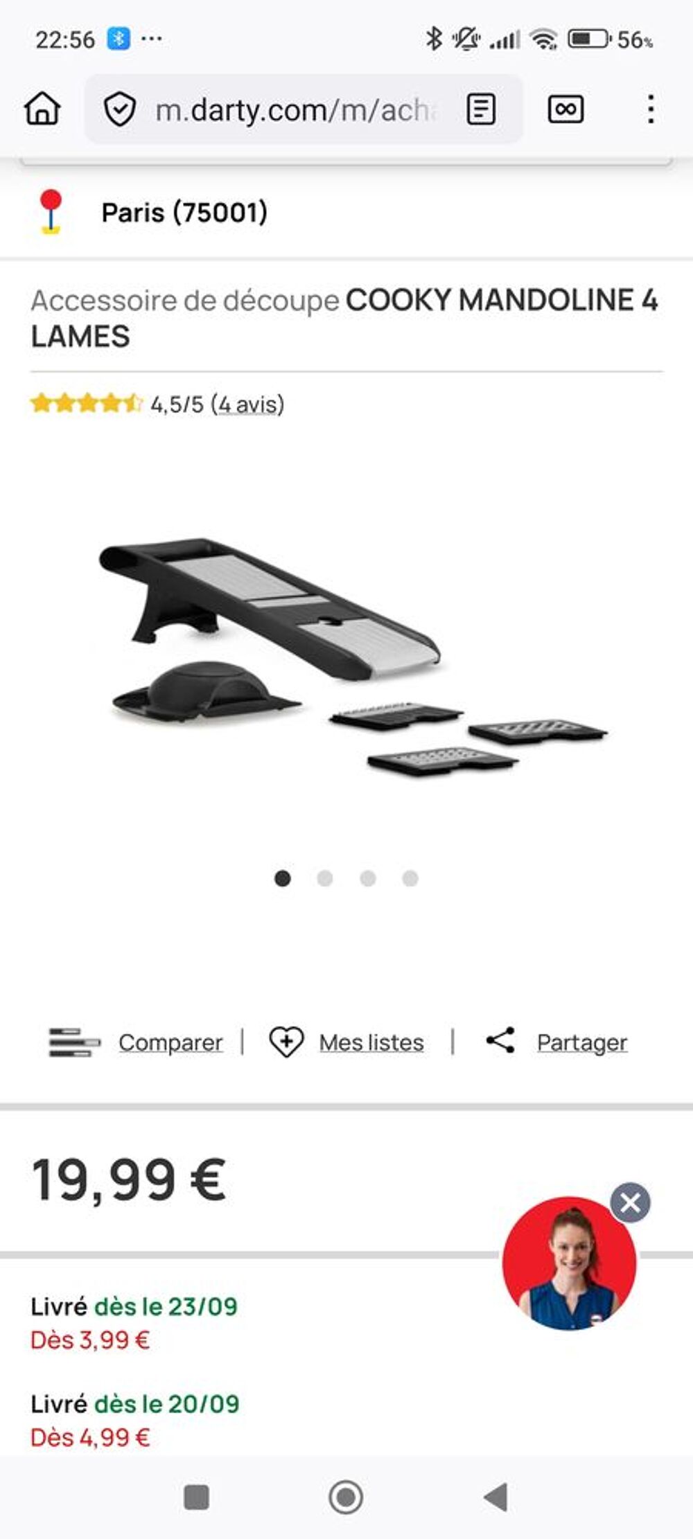 Mandoline Cooky manuelle
Cuisine