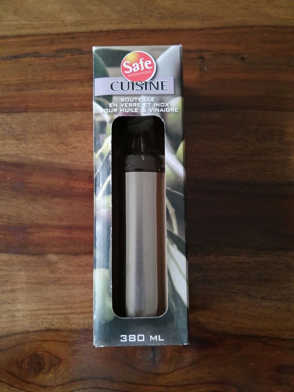 Bouteille en Verre et Inox (toute neuve) Cuisine