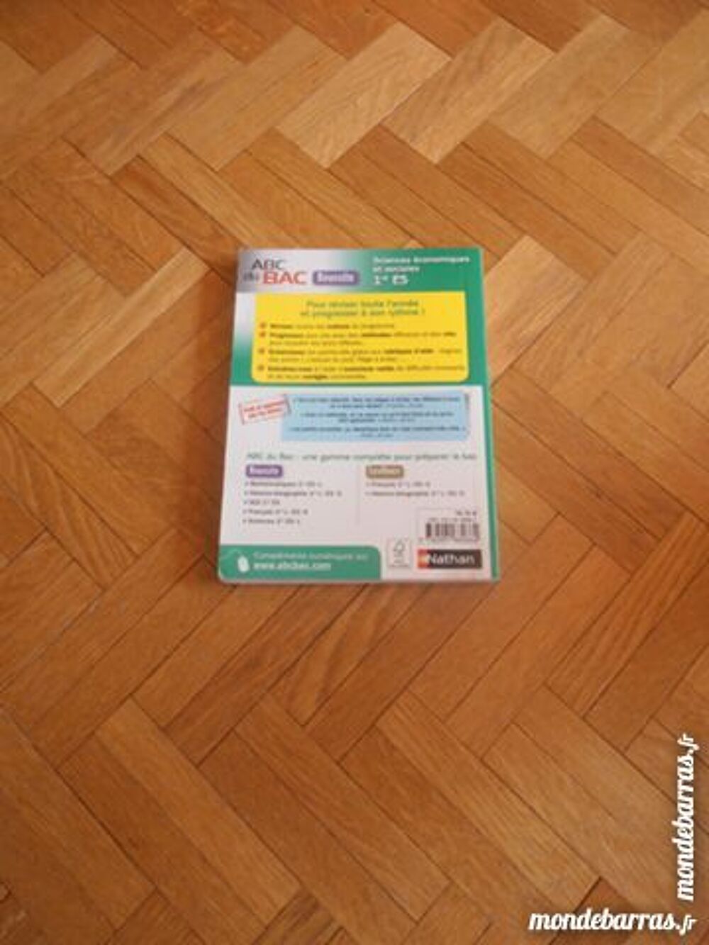 SES 1&egrave;re ES ABC du BAC (1) Livres et BD