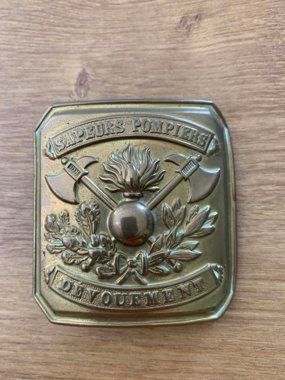 Boucle ceinturon SAPEURS POMPIERS 