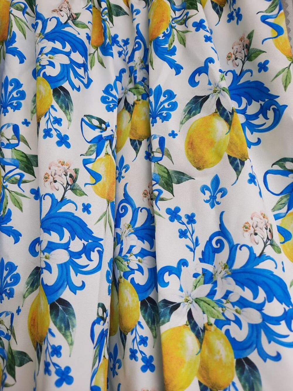 Robe &eacute;t&eacute; f&eacute;minine motif original haut smoke T 38 - 40 / 40 Vtements