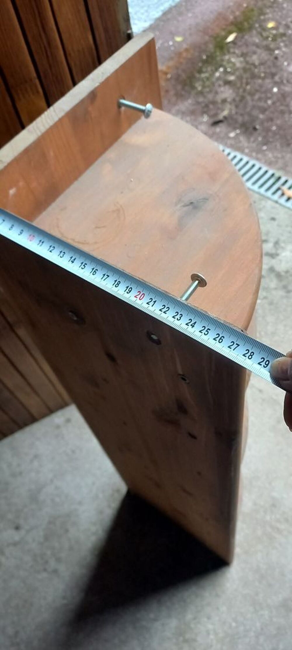 Etag&egrave;re de coin en ch&ecirc;ne massif Meubles